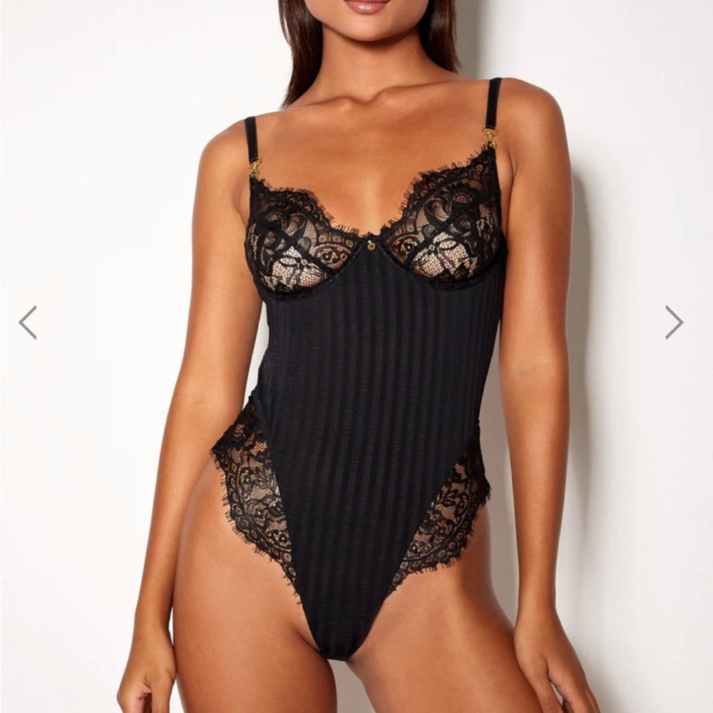 Gooseberry Demi Bodysuit Black